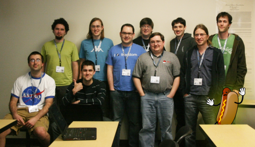 Anaconda team, photo taken at Tempe FUDCon 2011